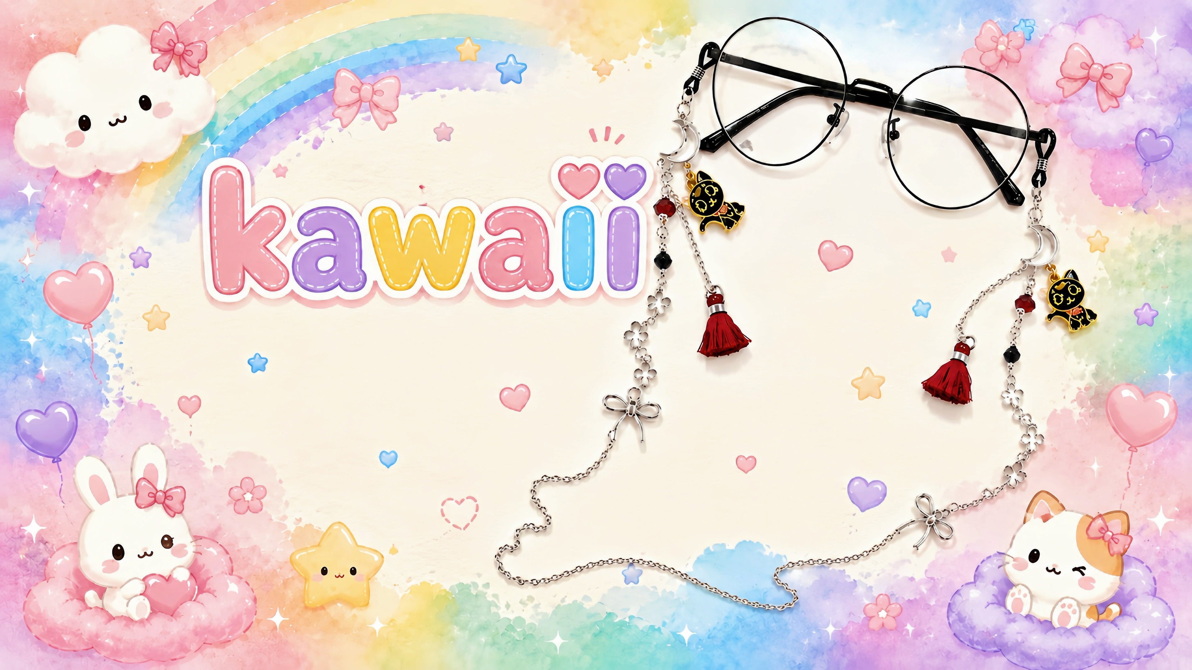 Cute & Kawaii Glasses Chains Collection