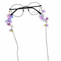 Purple Floral Glasses Chain