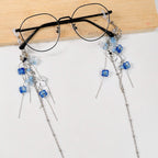 Blue Flower Glasses Chain