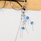 Blue Flower Glasses Chain