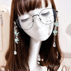 Mint Flower Glasses Chain