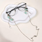 Mint Flower Glasses Chain