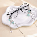 Mint Flower Glasses Chain