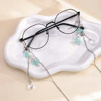 Mint Flower Glasses Chain