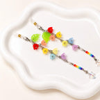 Rainbow Lily Flower Glasses Chain