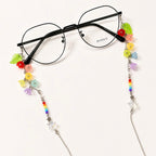 Rainbow Lily Flower Glasses Chain