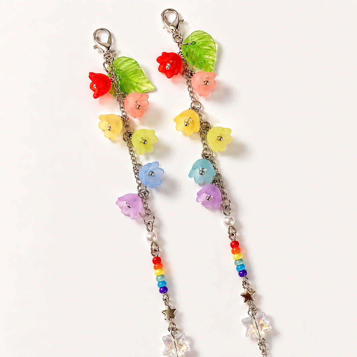 Rainbow Lily Flower Glasses Chain