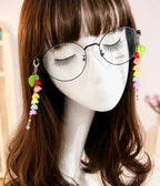 Rainbow Lily Flower Glasses Chain