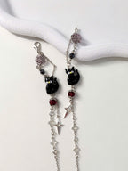 Black Cat Star Glasses Chain