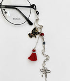 Black Cat Moon Glasses Chain