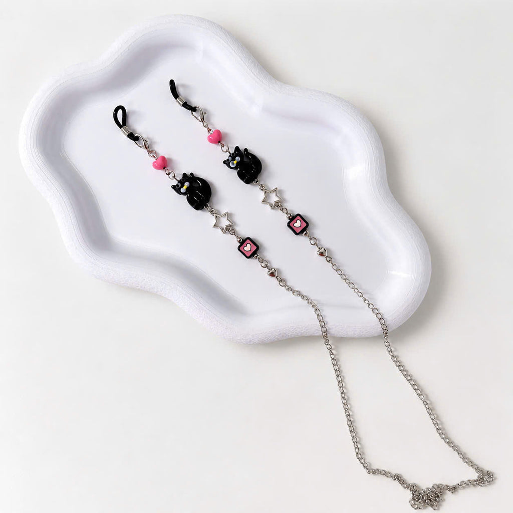 Black Cat Glasses Chain