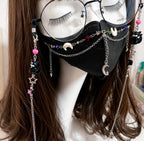 Black Cat Glasses Chain