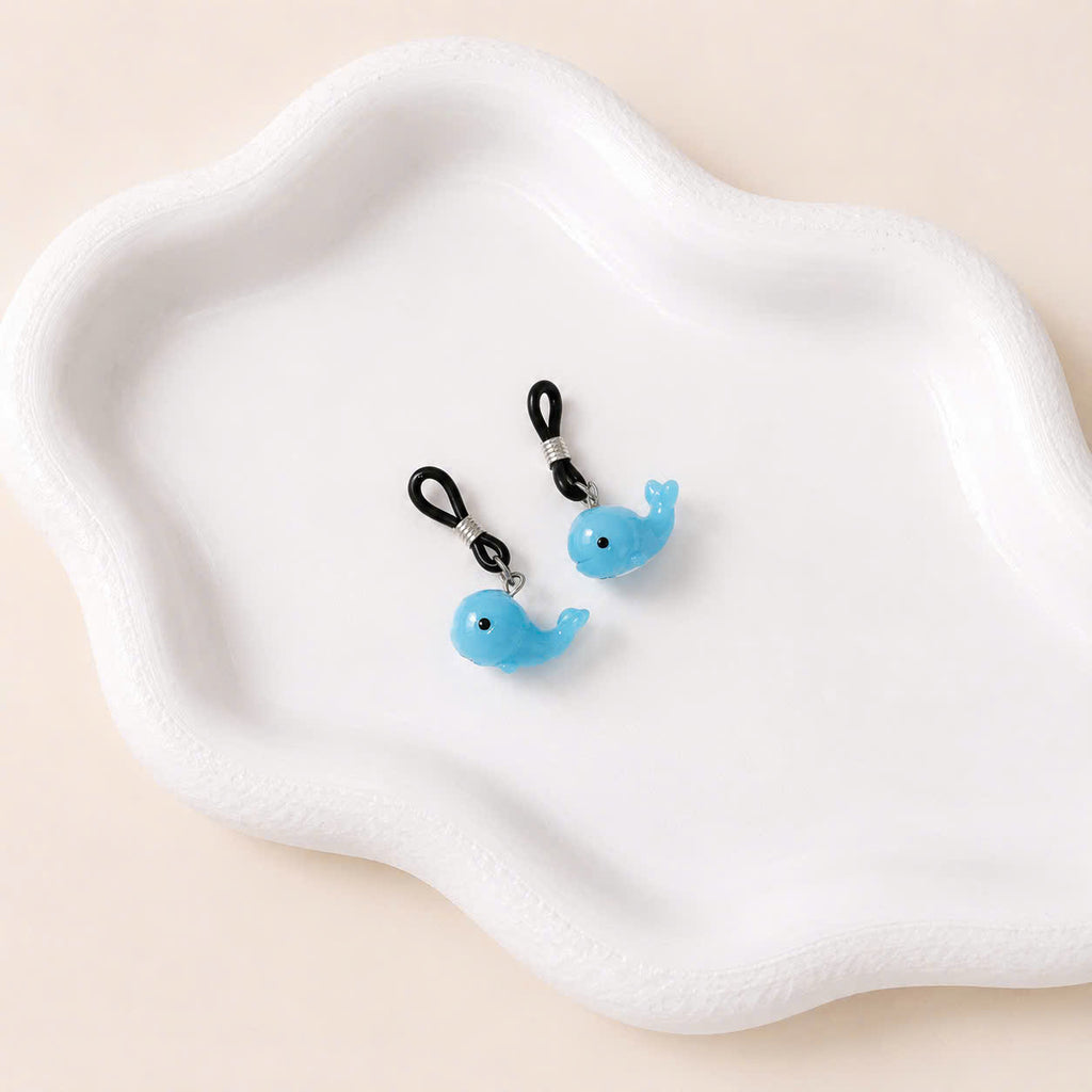 Blue Whale Glasses Charm