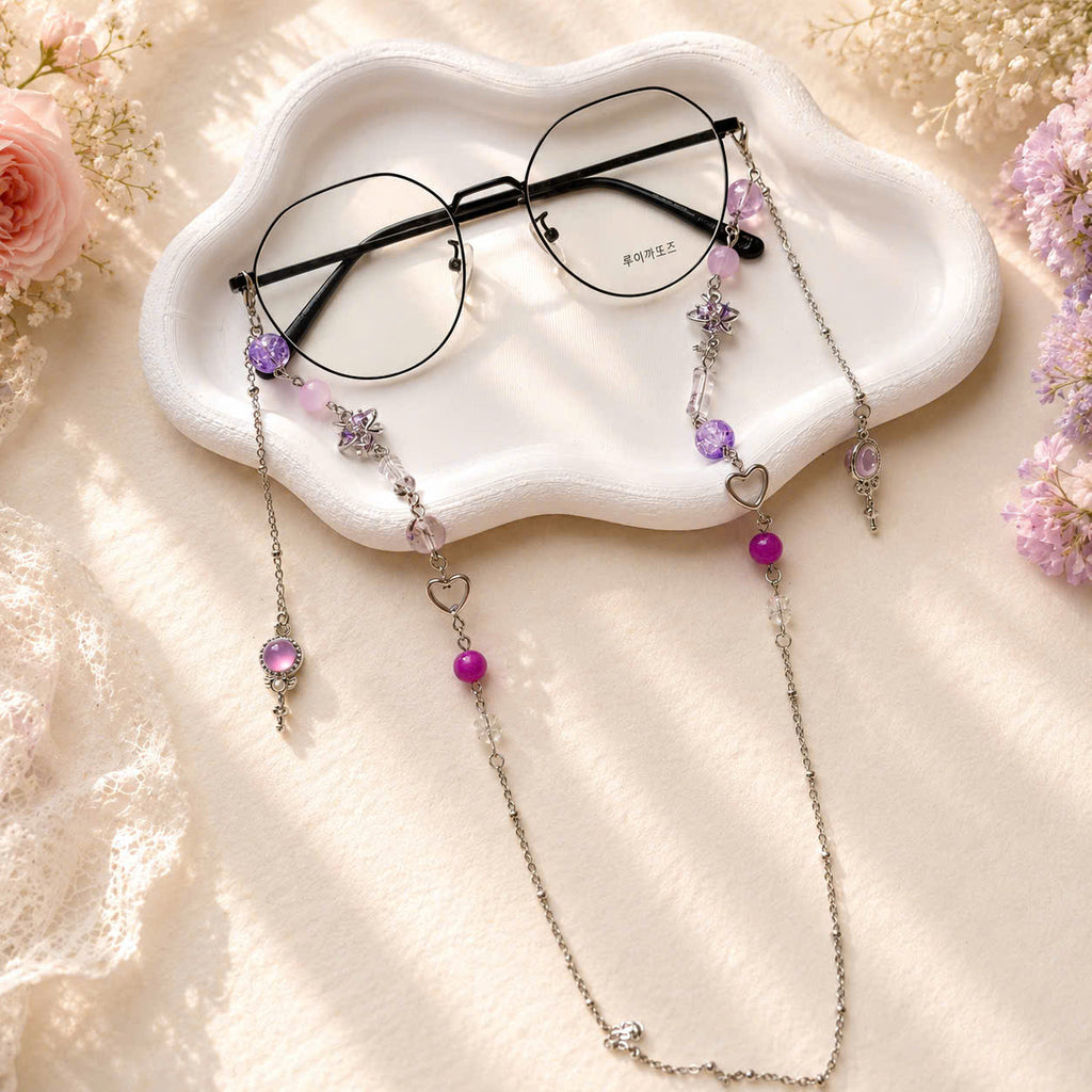 Lavender Celestial Glasses Chain