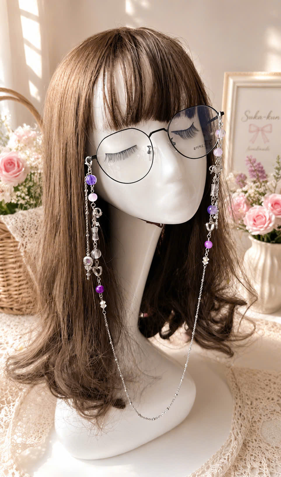 Lavender Celestial Glasses Chain