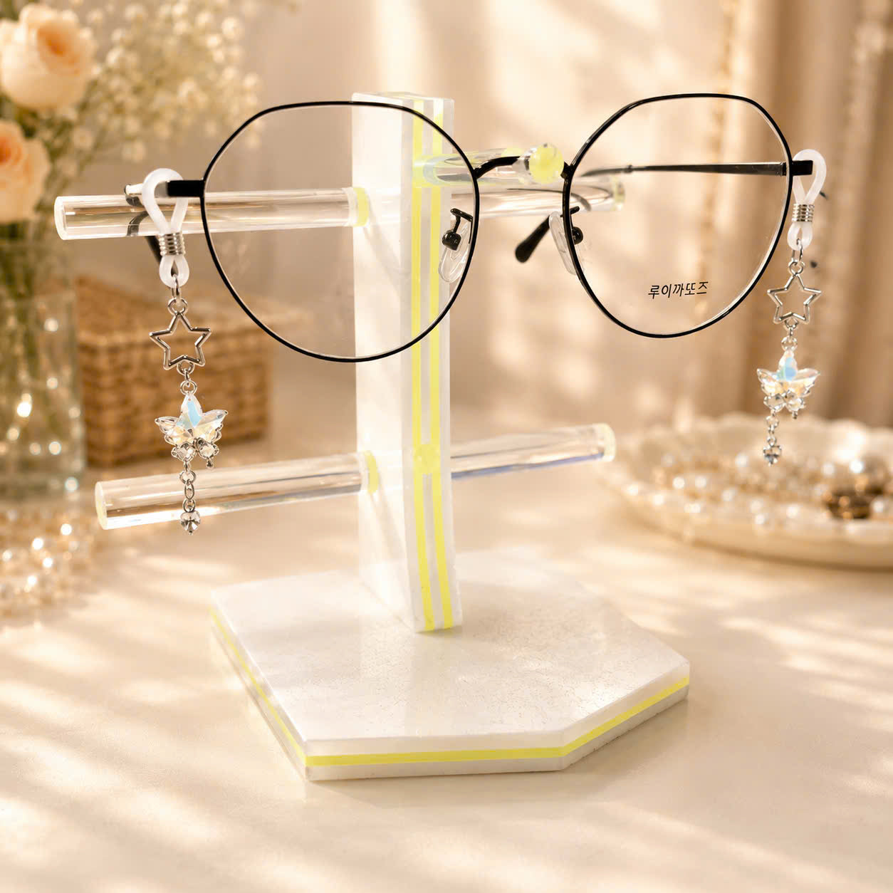Butterfly Glasses Charms
