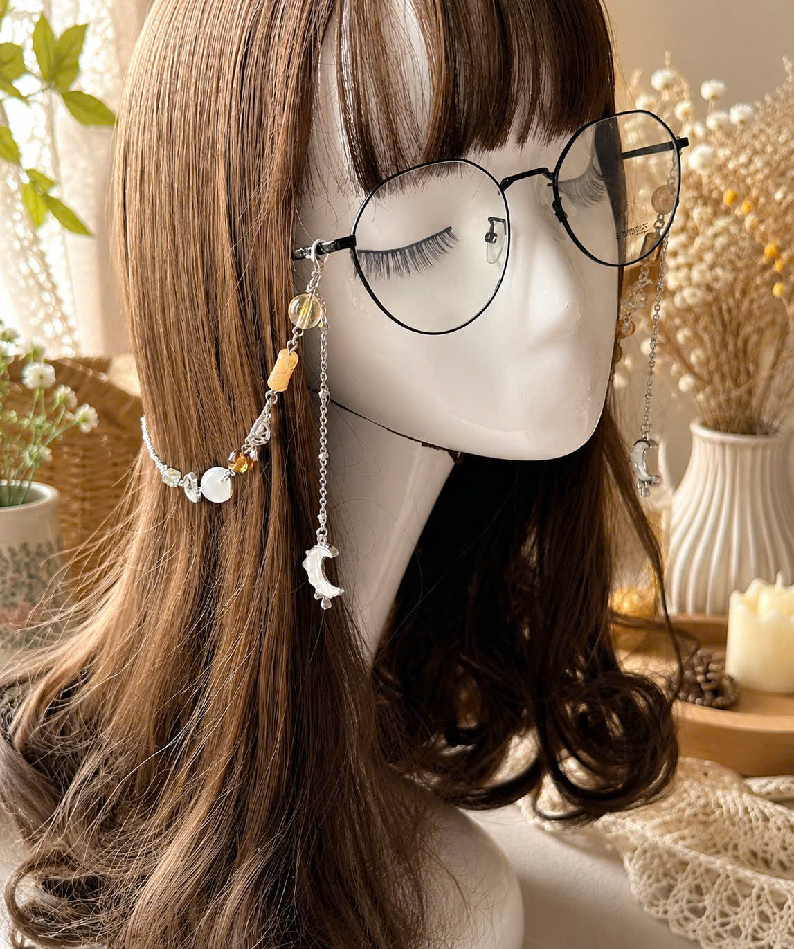 Celestal Moon Glasses Chain