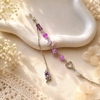Purple Butterfly Glasses Chain