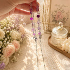 Purple Butterfly Glasses Chain