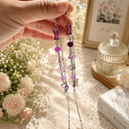 Purple Butterfly Glasses Chain