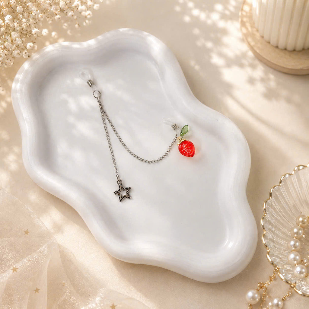 Strawberry Glasses Charms