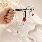 Strawberry Glasses Charms