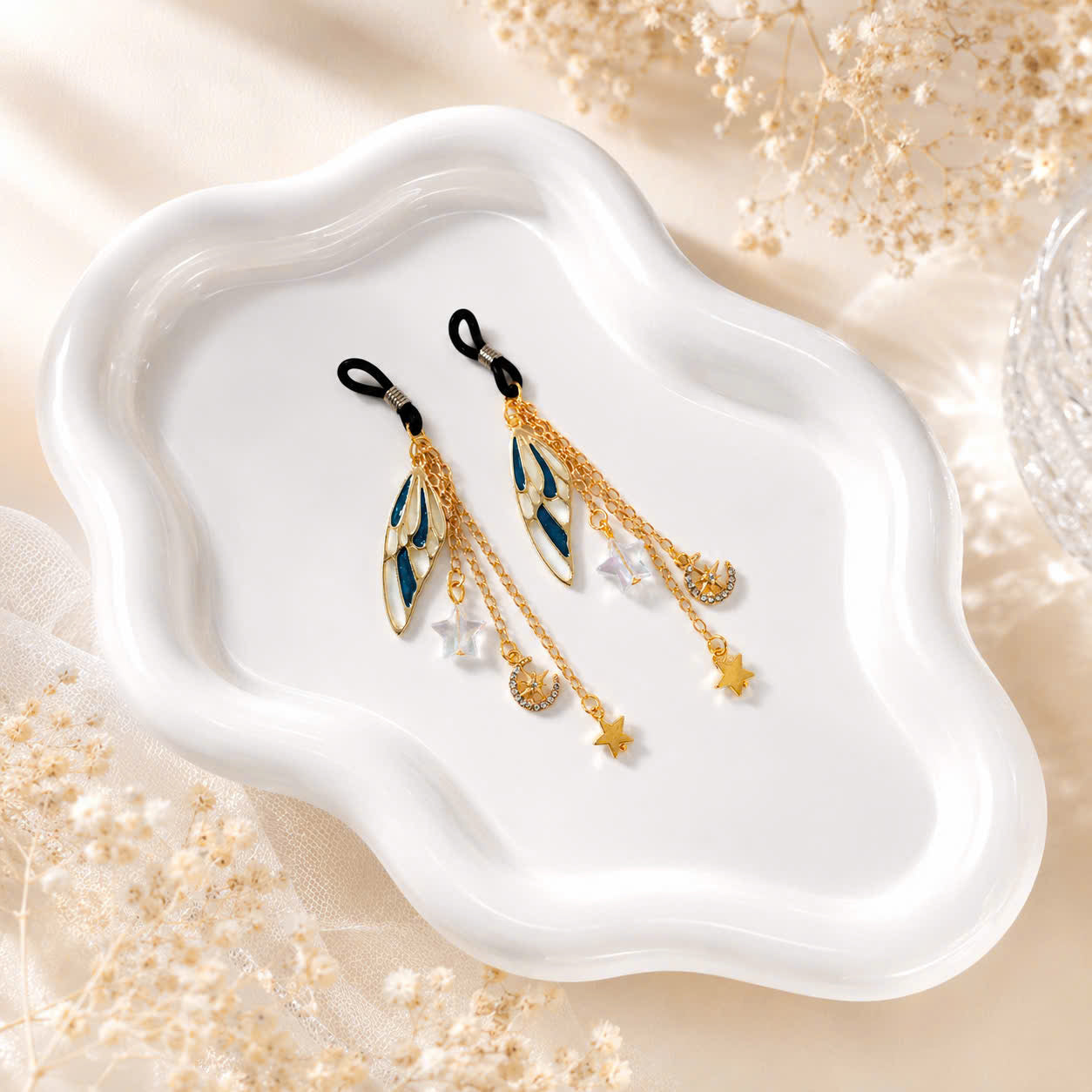 Butterfly Glasses Charms
