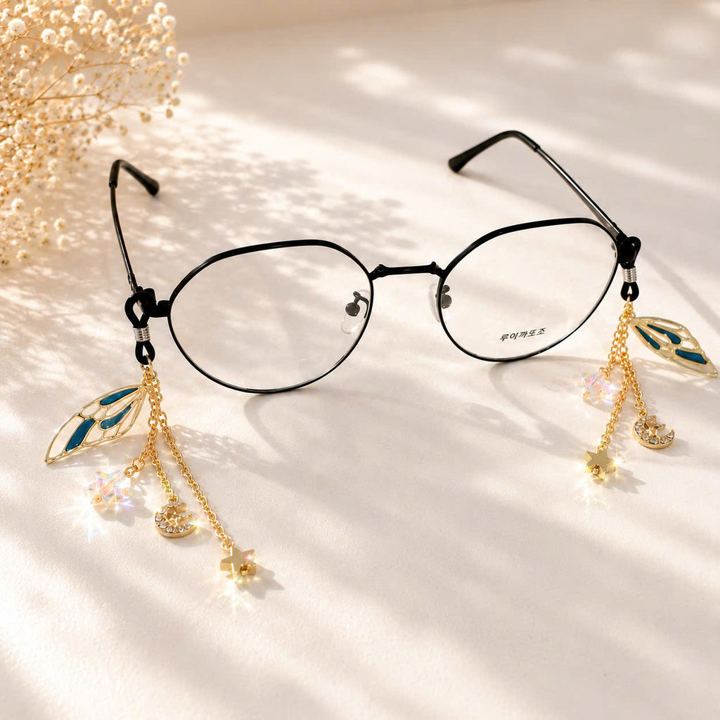 Butterfly Glasses Charms