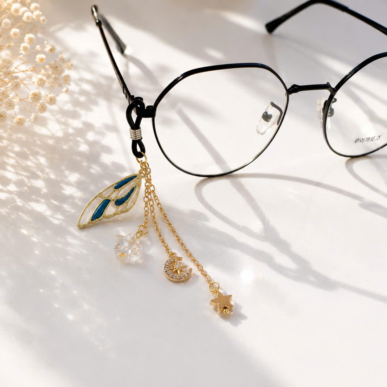 Butterfly Glasses Charms