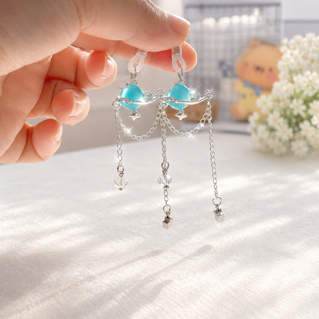 Blue Planet Glasses Charms