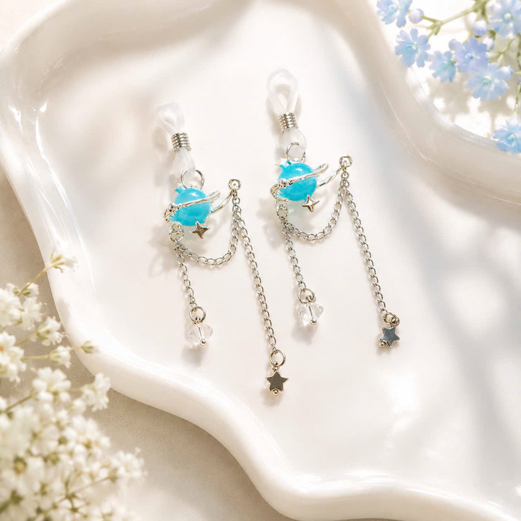 Blue Planet Glasses Charms
