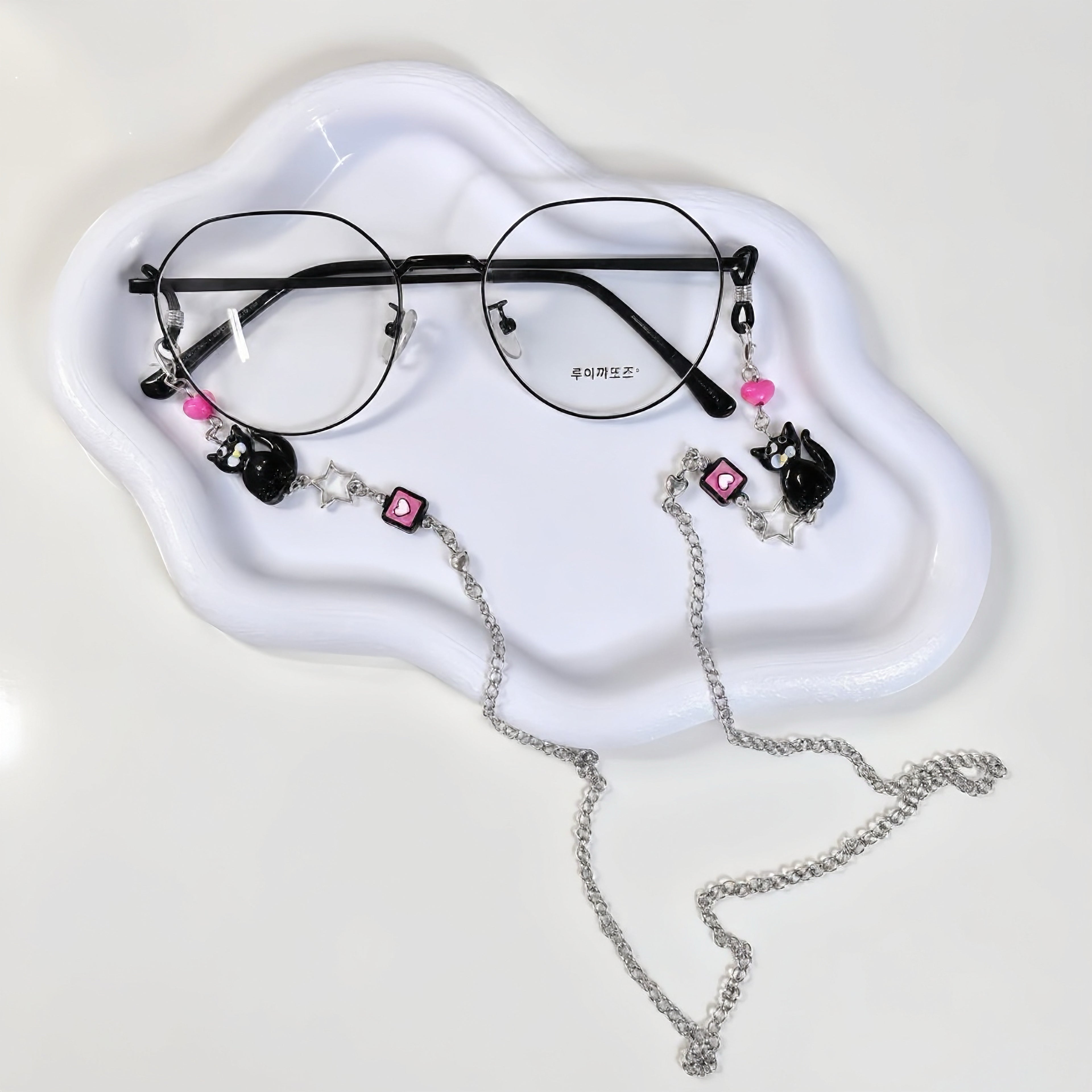 Black Cat Glasses Chain