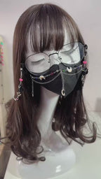 Black Cat Glasses Chain