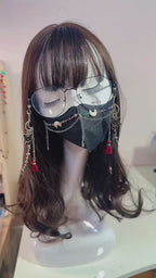 Black Cat Moon Glasses Chain