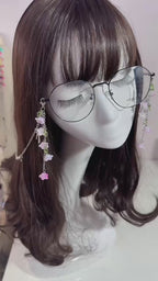 Pink Cherry Blossom Glasses Chain
