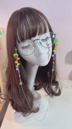 Rainbow Lily Flower Glasses Chain