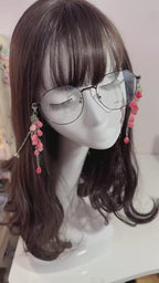 Pink Tulip Glasses Chain