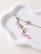Pink Cherry Blossom Glasses Chain