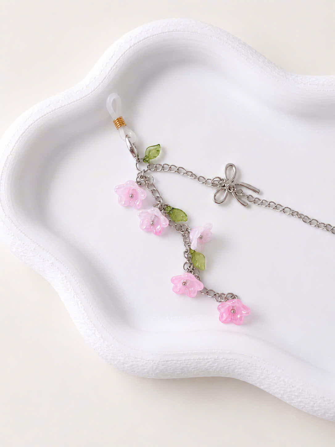 Pink Cherry Blossom Glasses Chain