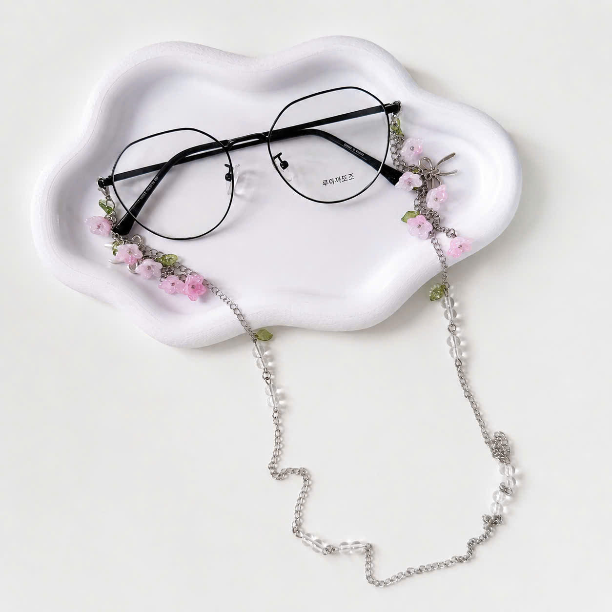 Pink Cherry Blossom Glasses Chain