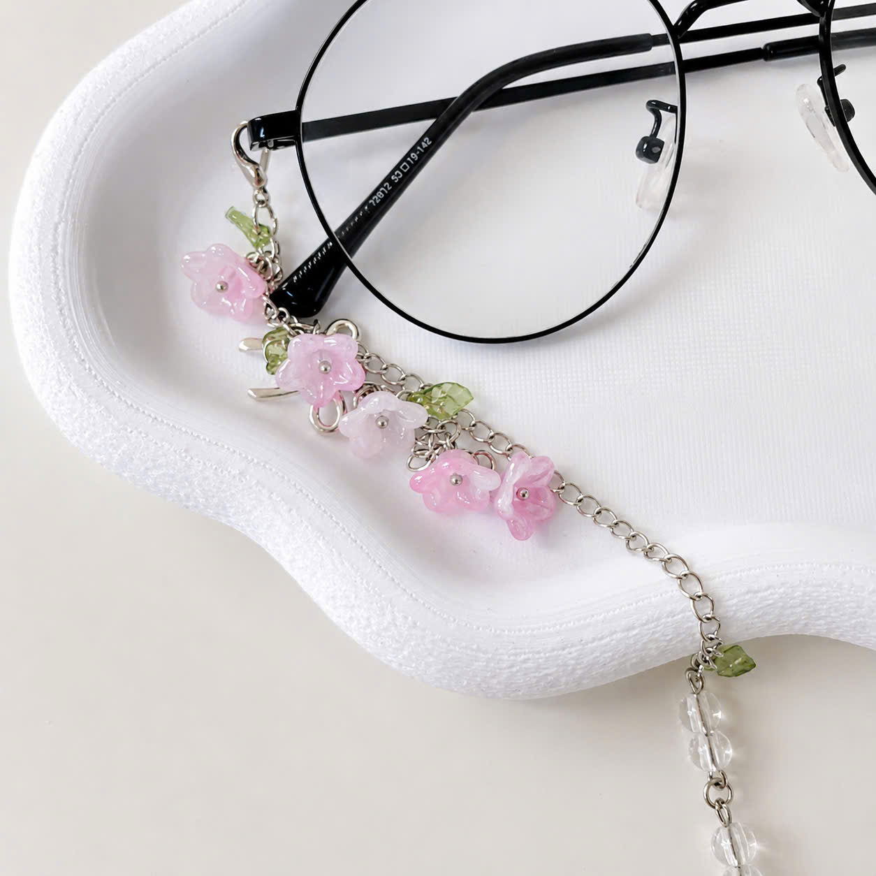 Pink Cherry Blossom Glasses Chain