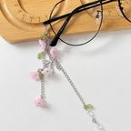 Pink Cherry Blossom Glasses Chain