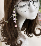 Pink Cherry Blossom Glasses Chain