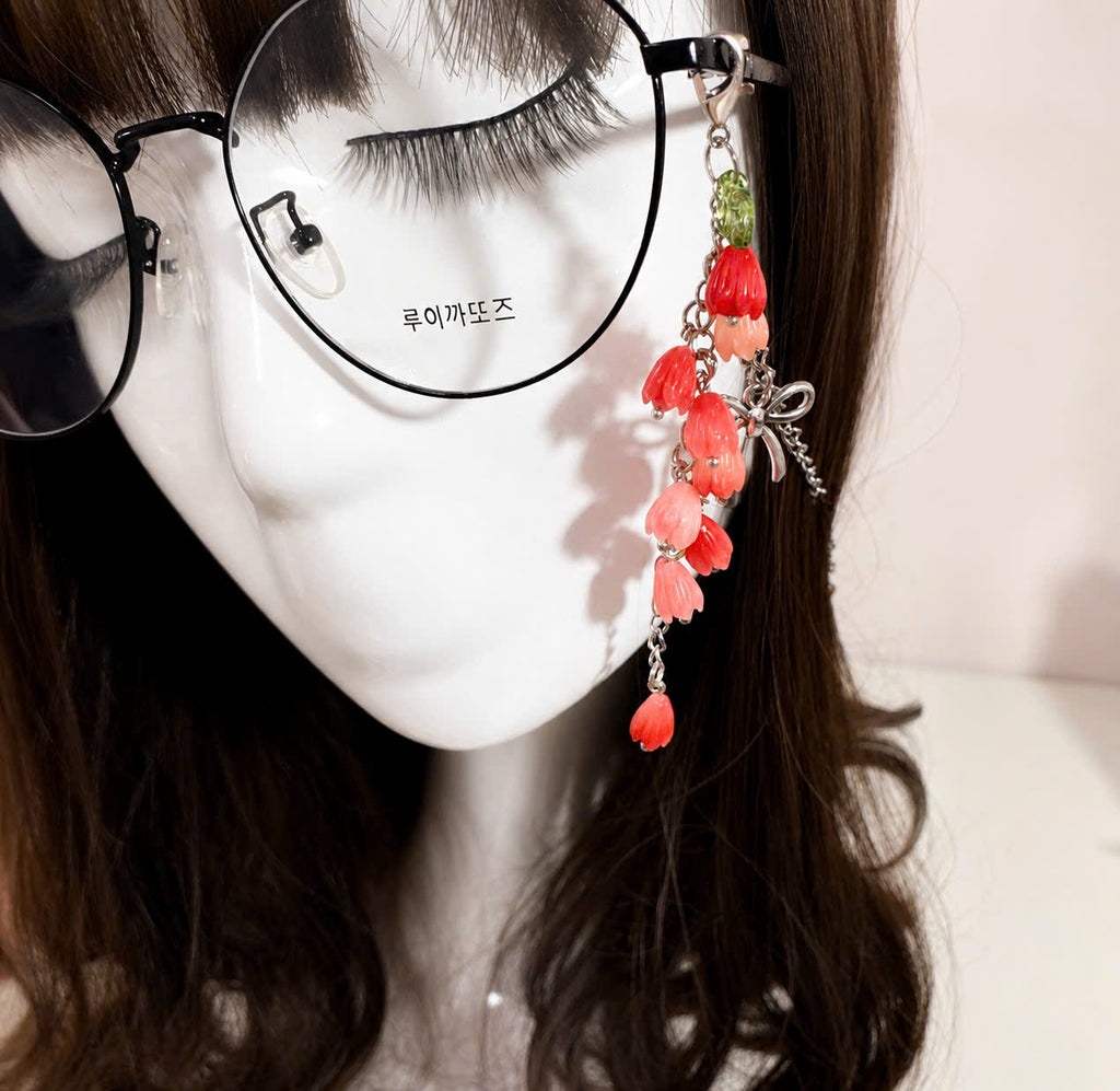 Pink Tulip Glasses Chain
