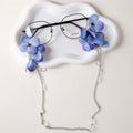 Blue Hydrangea Glasses Chain
